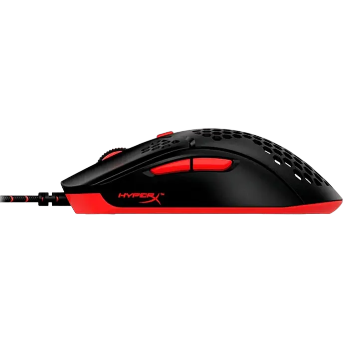 Игровая мышь HyperX Pulsefire Haste Проводное Чёрный/Красный