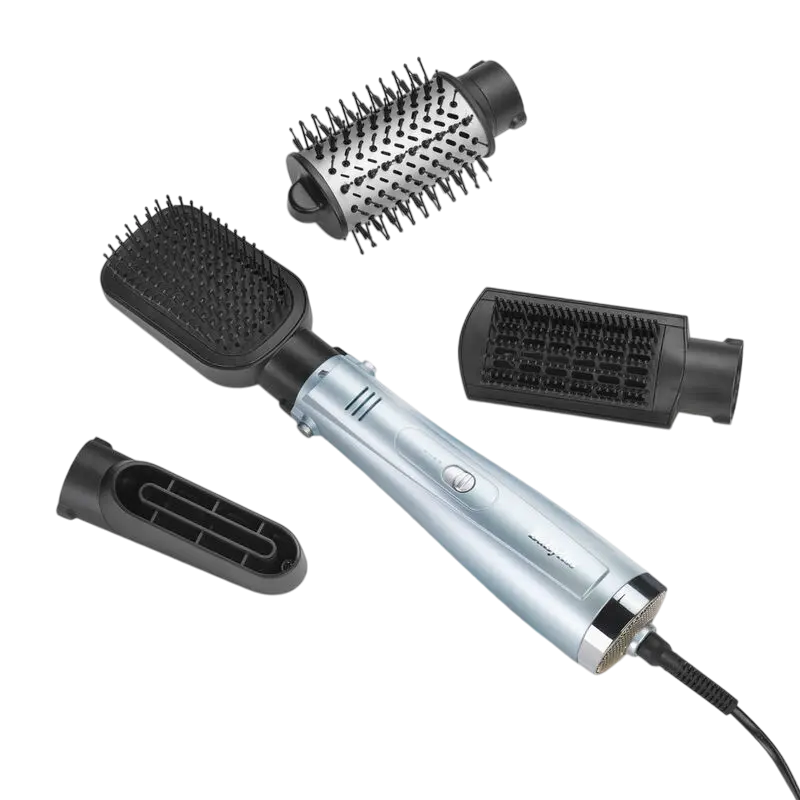 Uscător de păr-perie BaByliss Hydro-Fusion Albastru deschis