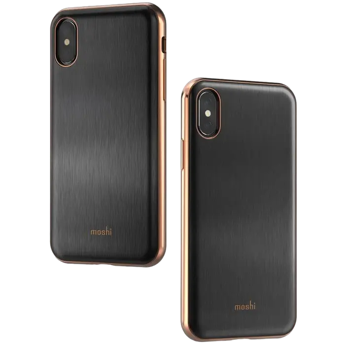 Чехол Moshi Apple iPhone XS/X iGlaze TPU Чёрный