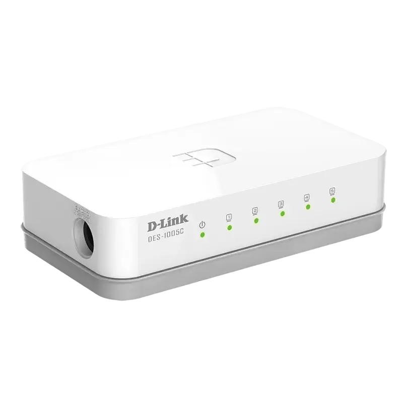 Сетевой коммутатор D-Link DES-1005C Белый