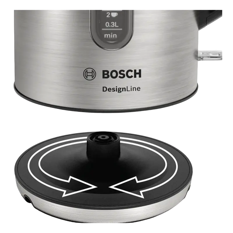 Электрочайник Bosch TWK4P440 Нержавеющая сталь