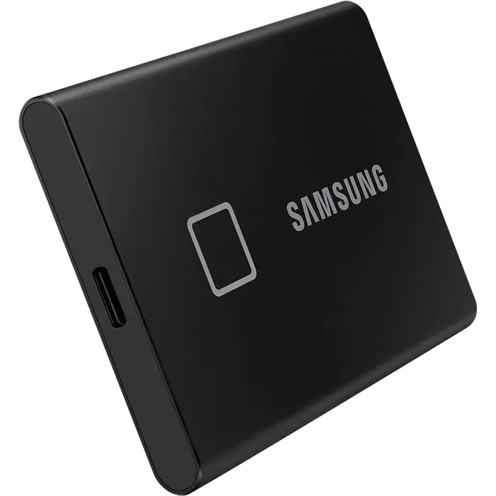 Внешний портативный SSD накопитель Samsung T7 Touch 500 ГБ Чёрный