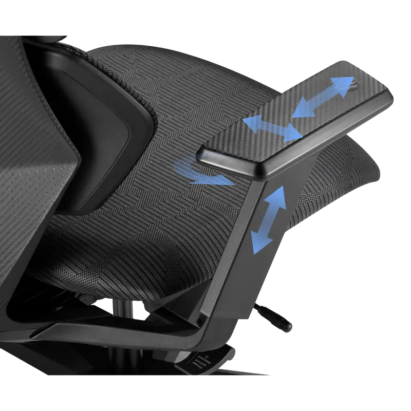 Игровое кресло Lumi CH09-9 Ткань Чёрный