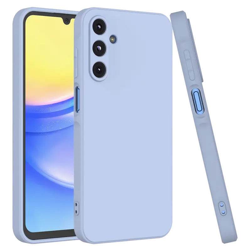 Husă Xcover Samsung Galaxy A25 Soft Touch Microfiber Soft Touch Series Albastru deschis