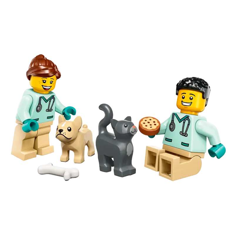 Конструктор LEGO Vet Van Rescue Разноцветный