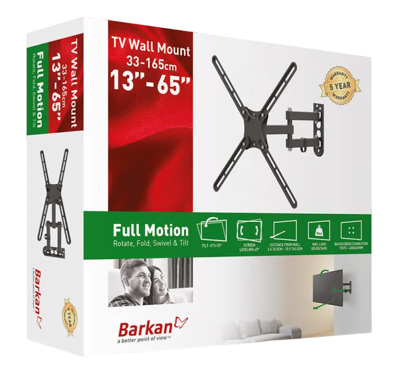 Кронштейн для телевизора BARKAN E3433 Черный