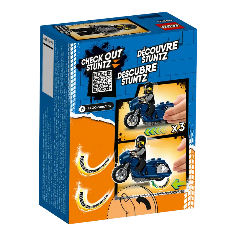 Конструктор LEGO Touring Stunt Bike Черный