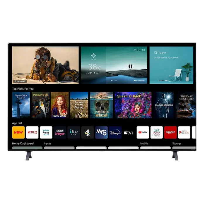 50" LED SMART TV LG 50NANO756PA Negru