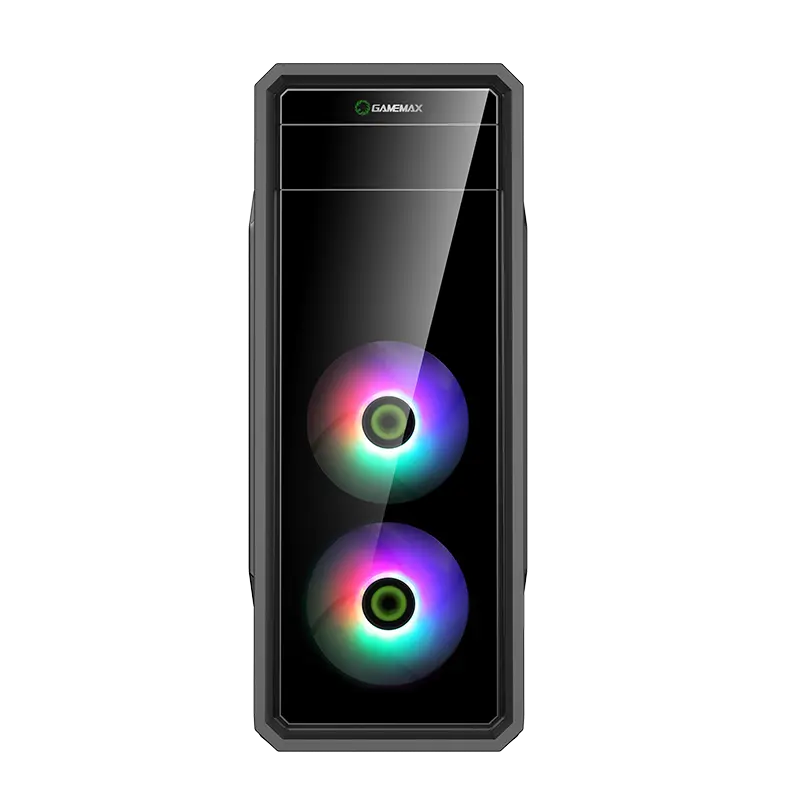 Carcasă PC Gamemax G561-FRGB Midi-Tower Negru