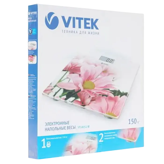 Электронные напольные весы VITEK VT-8051 Разноцветный