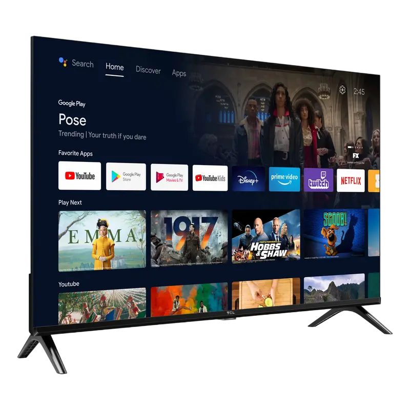 32" LED SMART Телевизор TCL 32S5400A Черный