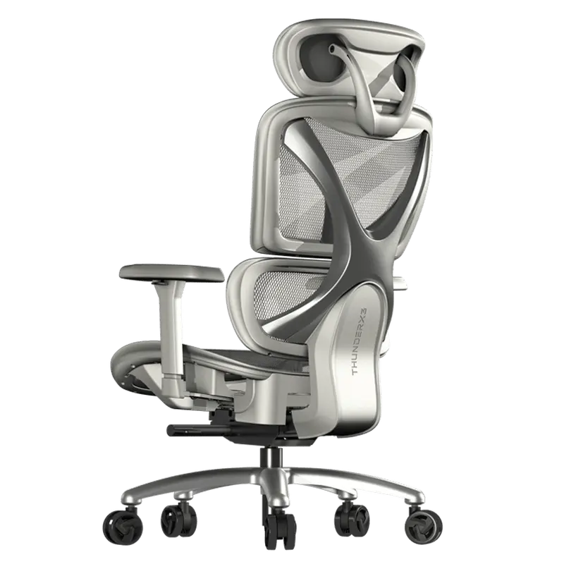 Игровое кресло ThunderX3 XTC Вентилируемая Сетка,Искусственная кожа Mesh Grey