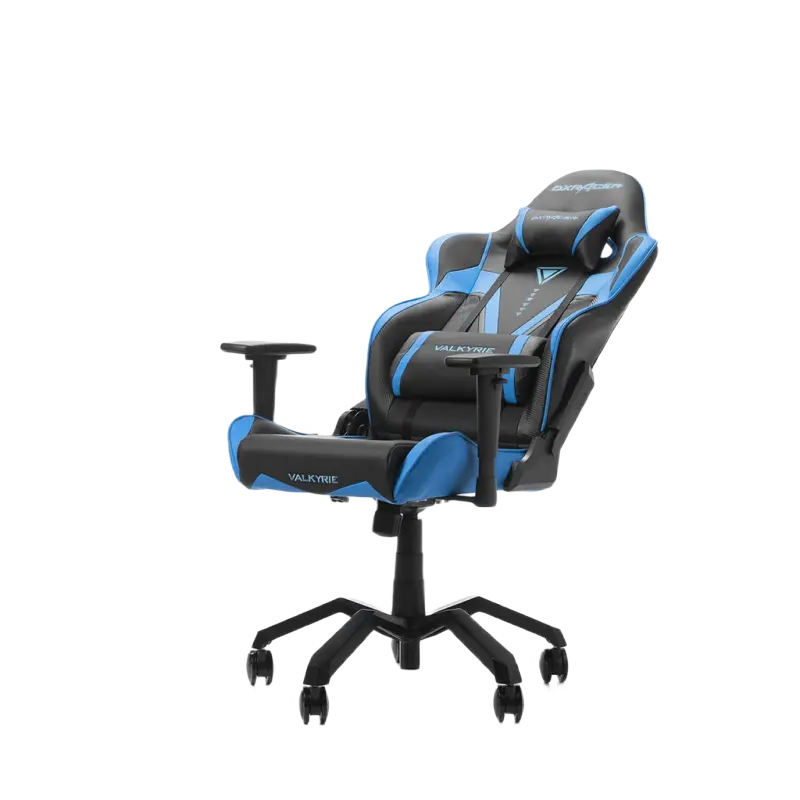 Scaun Gaming DXRacer Valkyrie GC-V03-NB PU Piele Negru/Albastru