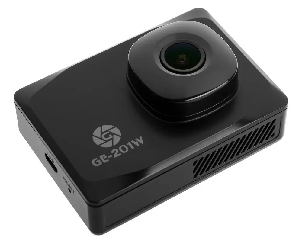 Автомобильный видеорегистратор Globex GE-201w Черный