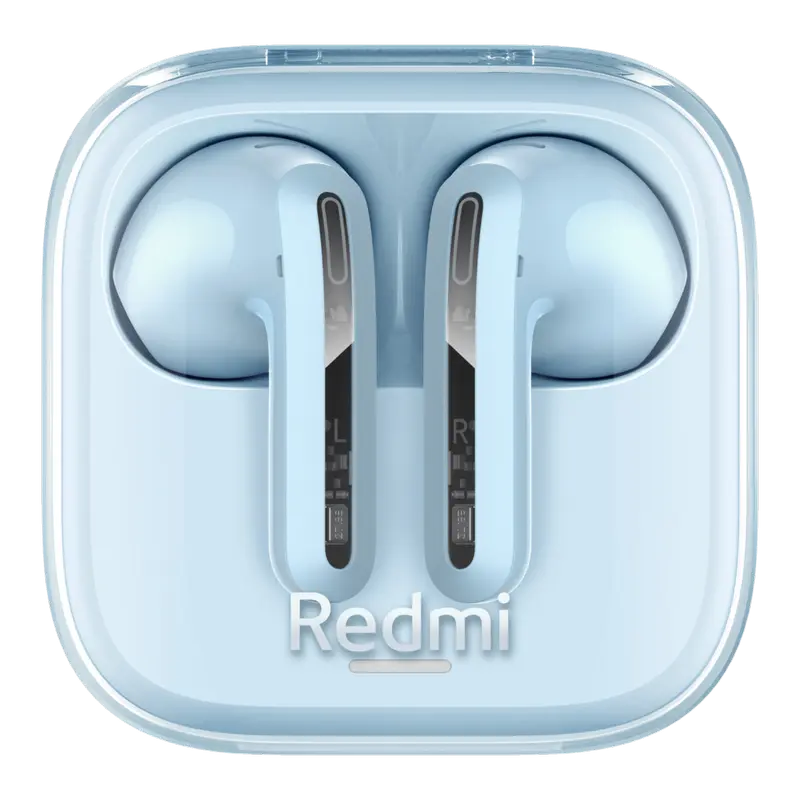 Căști Xiaomi Redmi Buds 6 Active Albastru Transparent