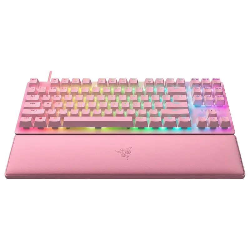 Клавиатура Razer Huntsman V2 TKL Механический Розовый