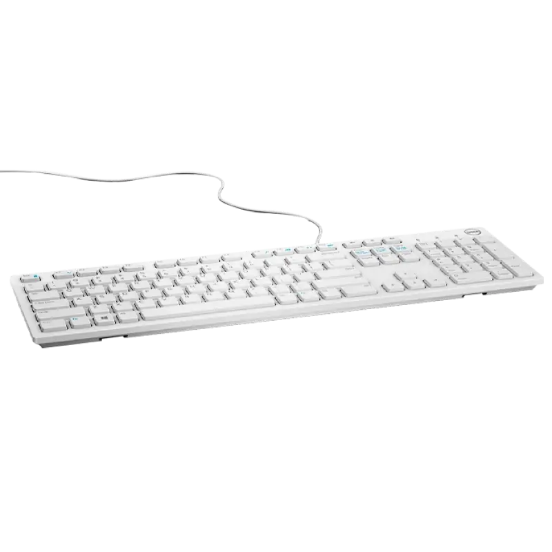 Tastatură DELL KB216 Membrană Alb