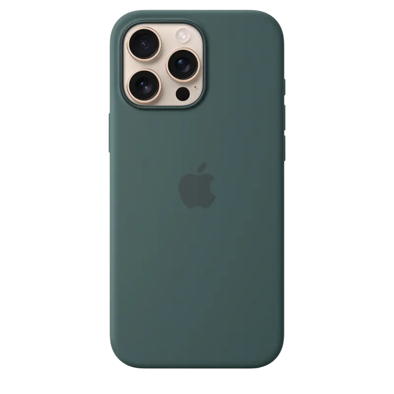 Husă Apple iPhone 16 Pro Max Silicone Case with MagSafe A3245 Silicone Case with MagSafe Lake Green