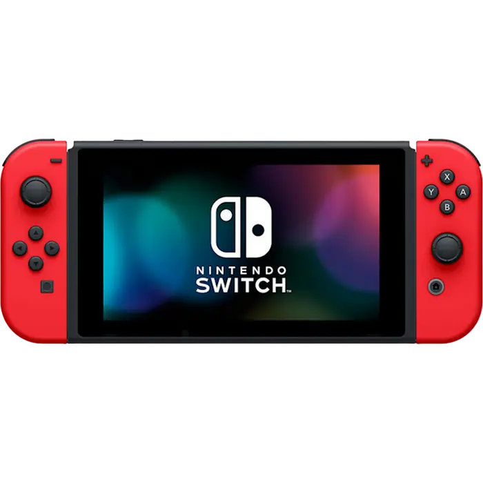 Consolă portabilă pentru jocuri Nintendo Switch Mario Day Bundle Negru | Roșu