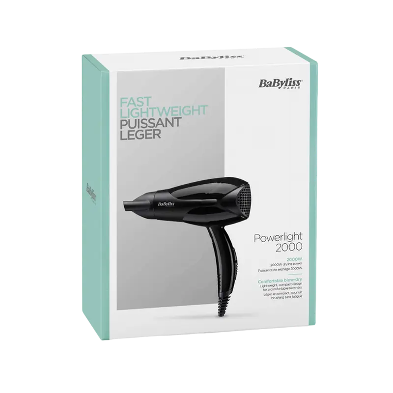 Фен BaByliss D212E Чёрный