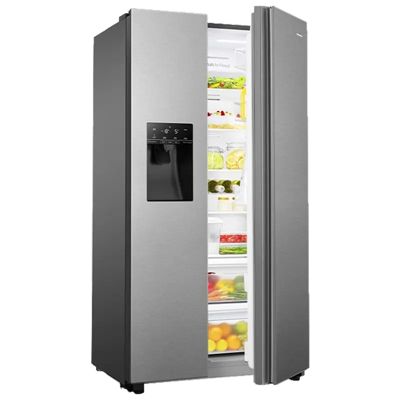 Frigider Hisense RS694N4TIE Argintiu