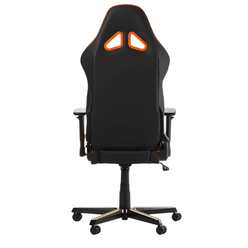 Scaun Gaming DXRacer Racing GC-R0-NO PU Piele Negru/Portocaliu
