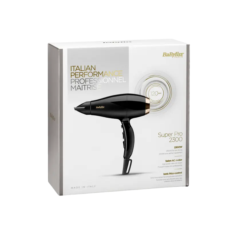 Фен BaByliss Super Pro Чёрный