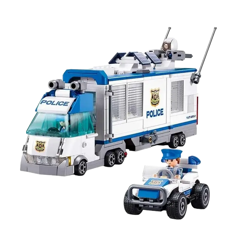 Конструктор Sluban Metropolis - Mobile Police Station Разноцветный
