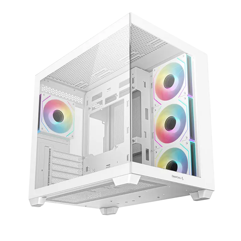 Компьютерный корпус Deepcool CG530 4F Midi-Tower Белый