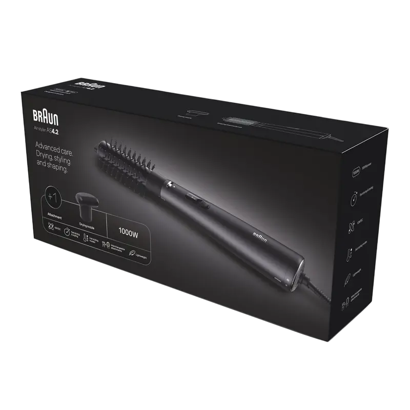 Фен-щётка Braun AS4.2 Чёрный