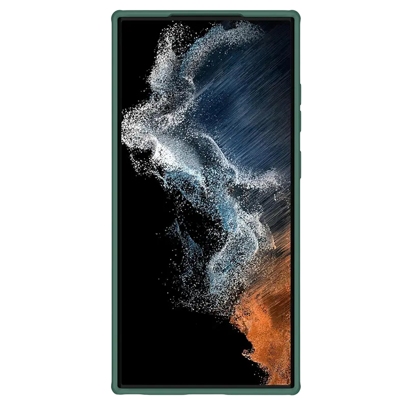 Чехол Nillkin Samsung Galaxy S23 Ultra Textured Case S Camshield Pro Темно-зеленый