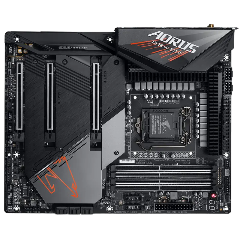 Материнская плата Gigabyte Z590 AORUS MASTER LGA1200 ATX
