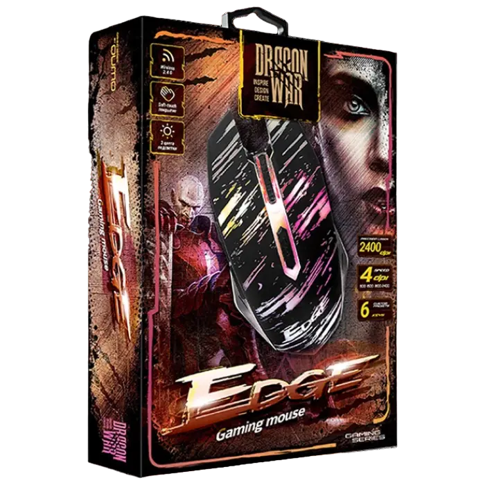 Игровая мышь QUMO Fighter Проводное Чёрный