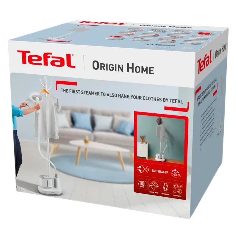 Aparat de călcat cu aburi staționar Tefal IT3280E1 Alb