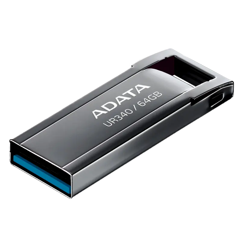 USB Flash накопитель ADATA UR340 64ГБ Чёрный