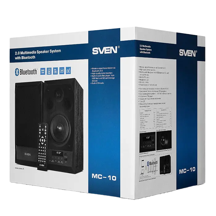 Компьютерные колонки SVEN MC-10 Черный
