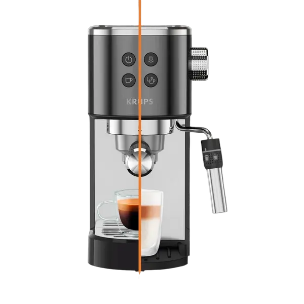 Кофеварка рожковая Krups XP444G10 Черный