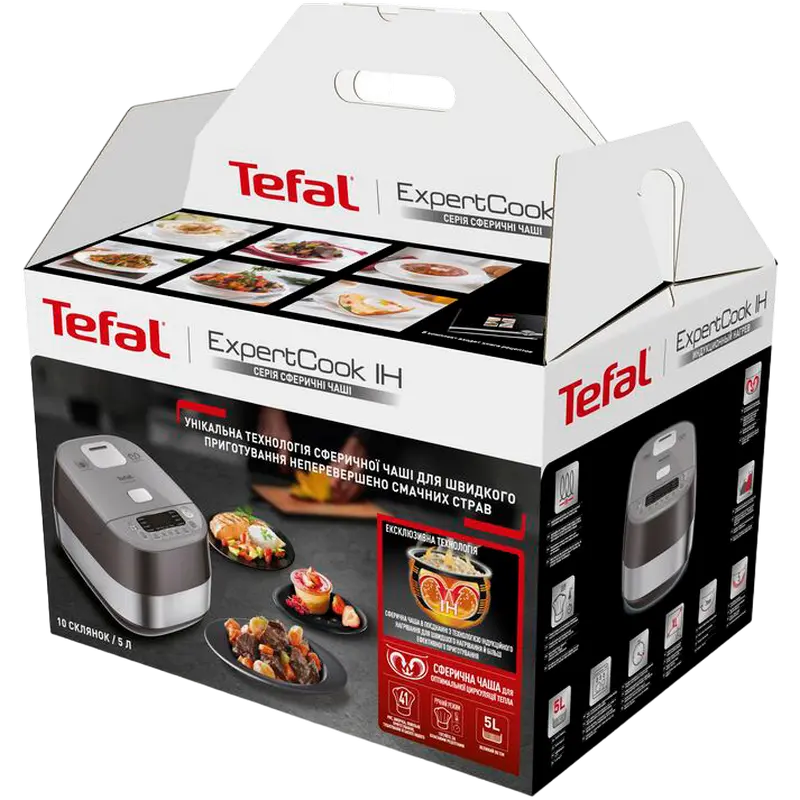 Мультиварка Tefal RK802B34 Серебристый