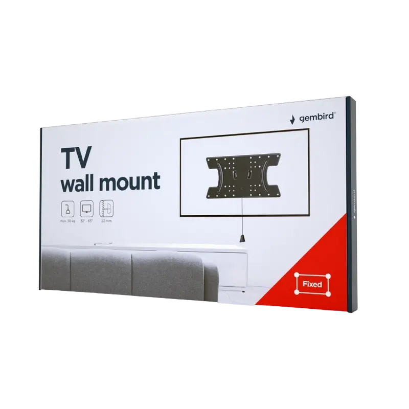 Кронштейн для телевизора Gembird WM-65F-03 Черный