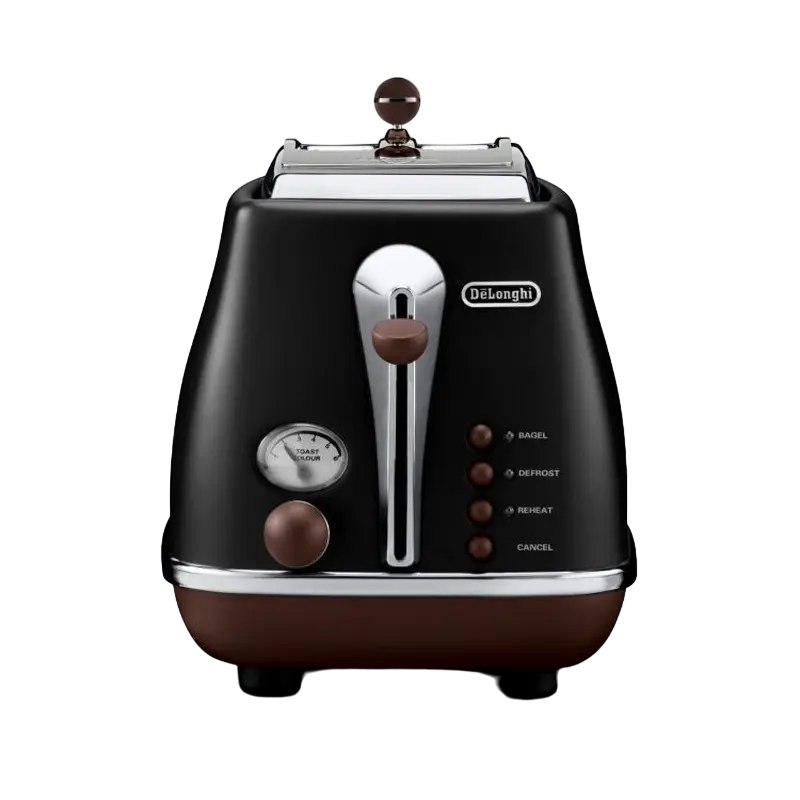 Тостер DeLonghi Icona Vintage Чёрный