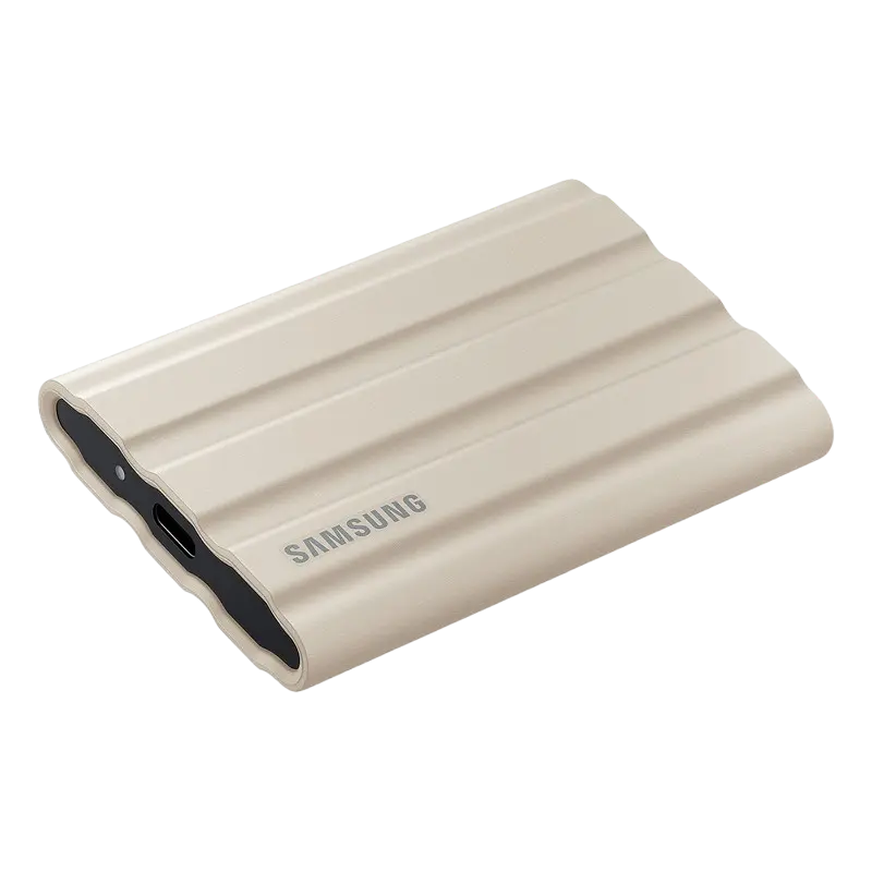 Внешний портативный SSD накопитель Samsung T7 Shield 2 ТБ Бежевый