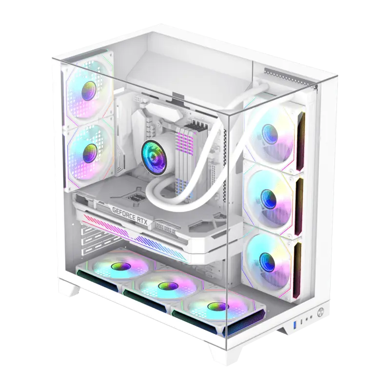 Компьютерный корпус Gamemax INFINITY PLUS WH Midi-Tower Белый