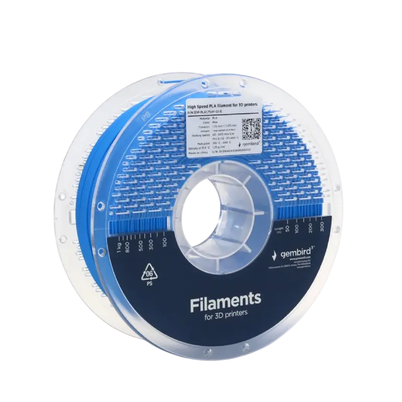 Нить для 3D-принтера Gembird 3DP-PLA1.75HY-01-B Синий