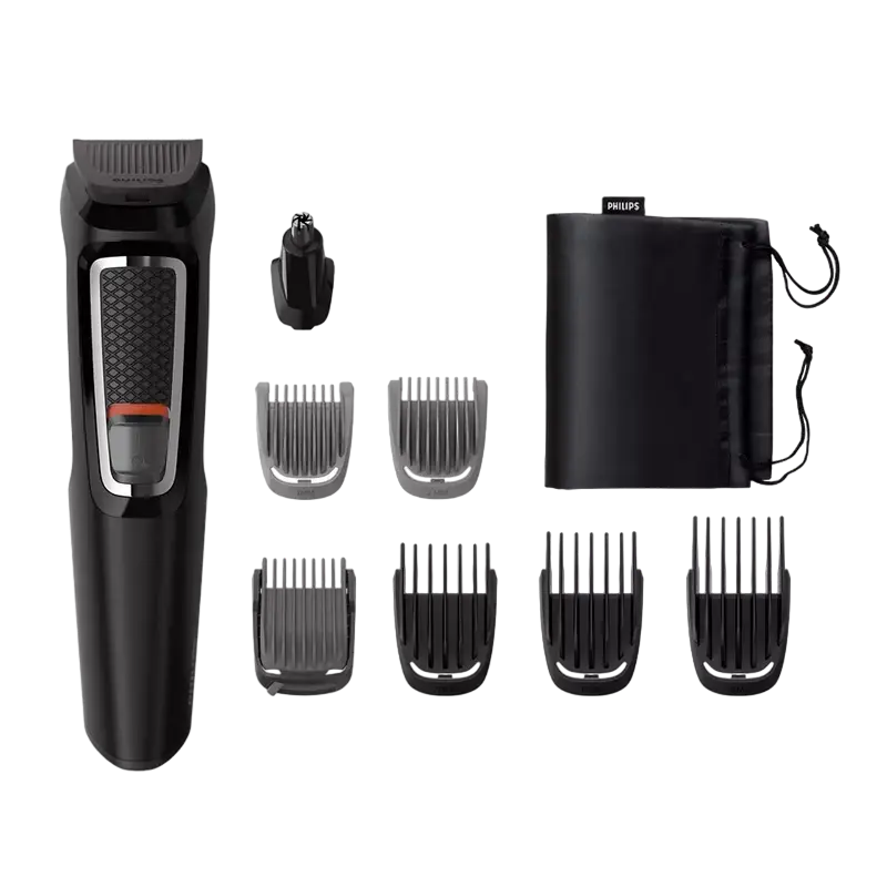 Мужской Триммер Philips Multigroom Series 3000 Чёрный