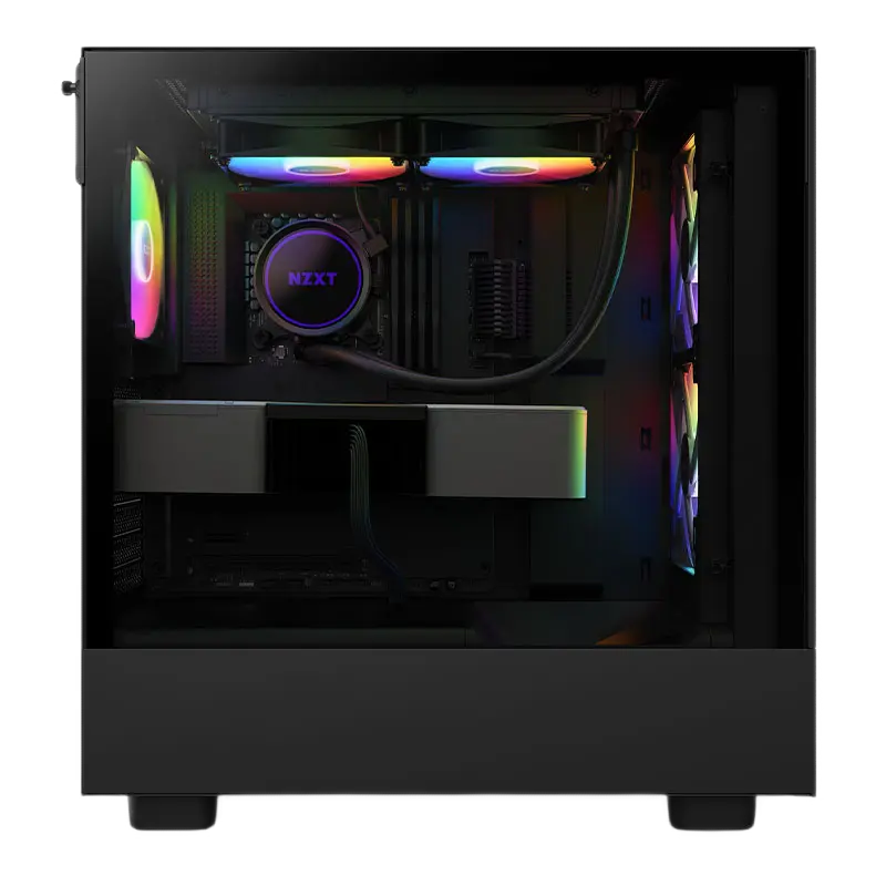Carcasă PC NZXT H5 Flow RGB Midi-Tower Negru