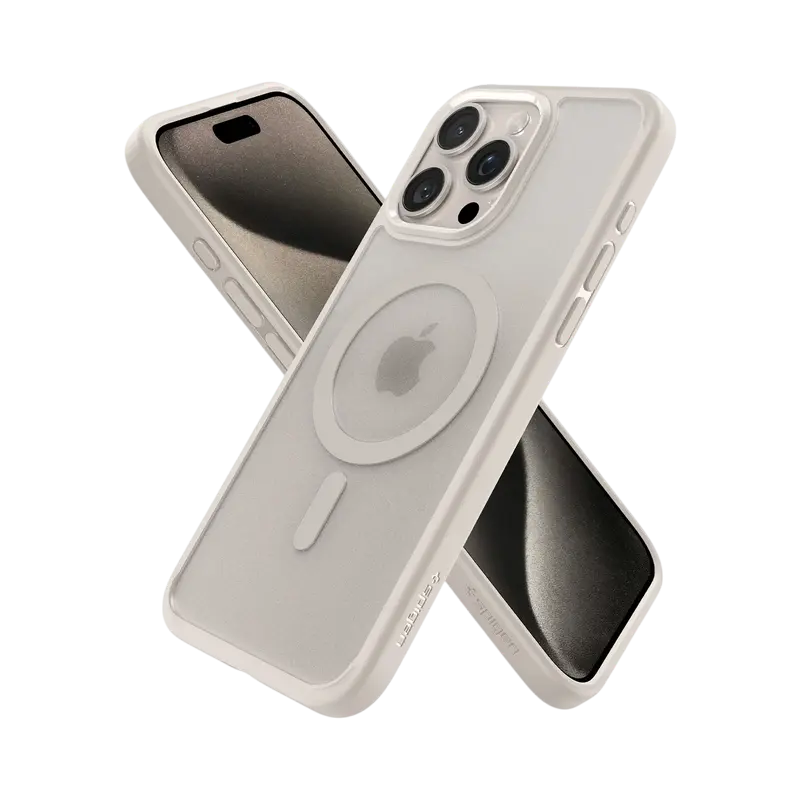 Чехол Spigen Apple iPhone 15 Pro Max Ultra Hybrid Magsafe Ultra Hybrid Mag Magsafe Frost Natural Titanium