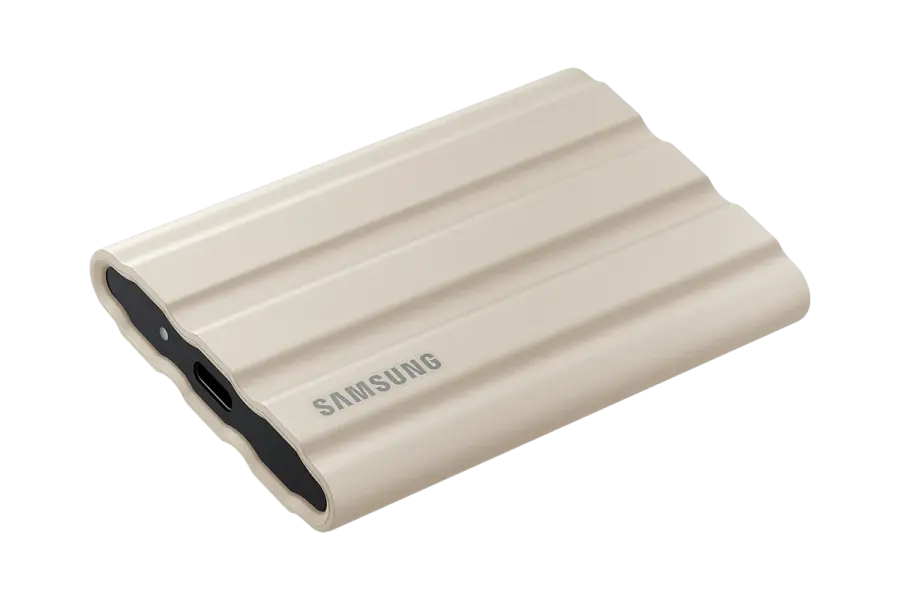 Внешний портативный SSD накопитель Samsung T7 Shield 2 ТБ Чёрный