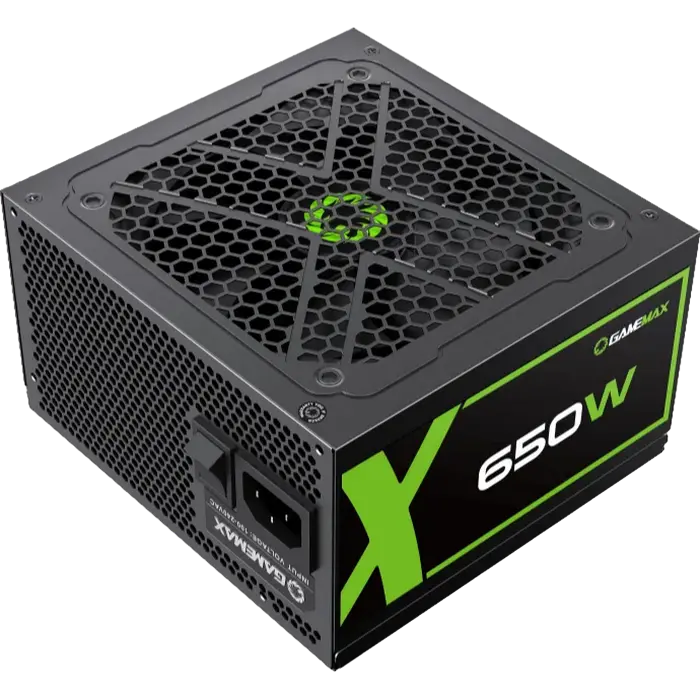 Tip Блок питания для компьютеров Gamemax GX-650 ATX Черный