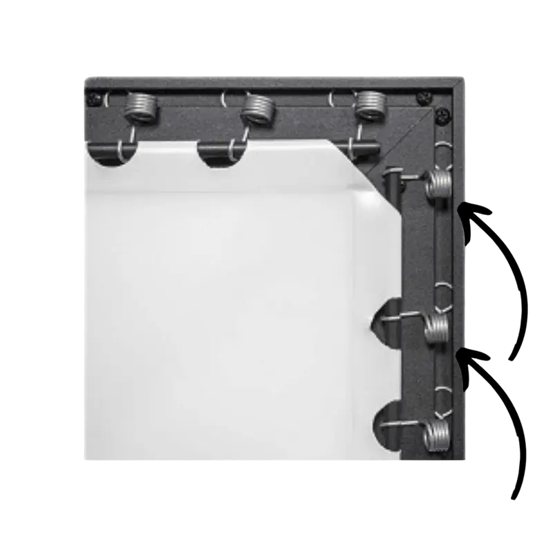 Проекционный экран с фиксированной рамкой Sopar Virgo 16:9