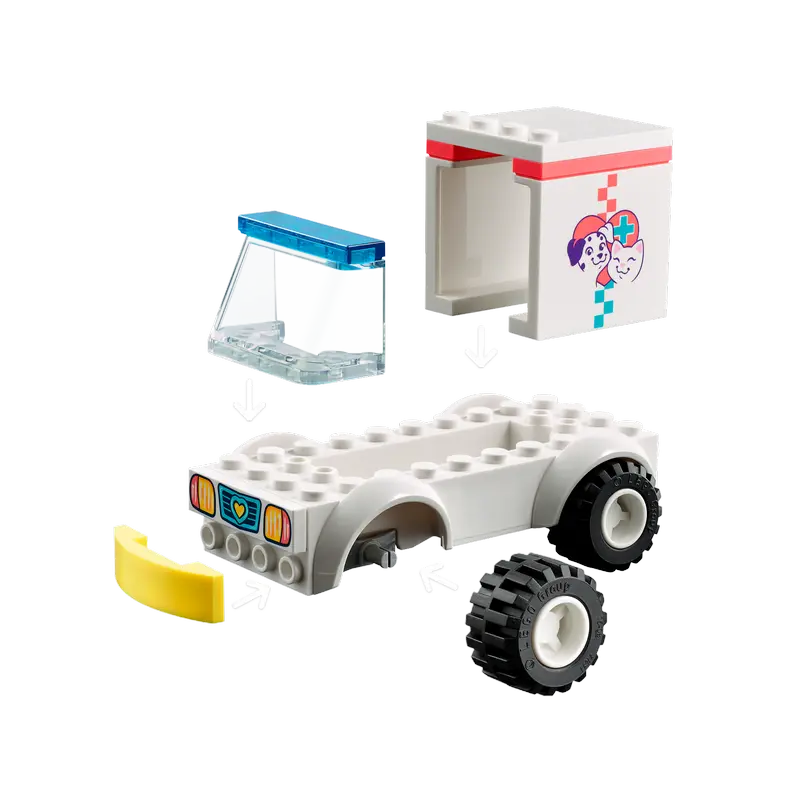 Конструктор LEGO Pet Clinic Ambulance Разноцветный